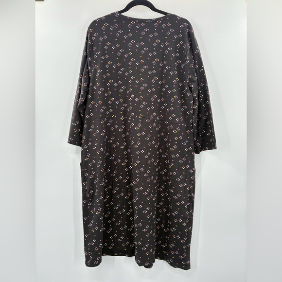 3For$20 NorthStyle Black Dress with Stich Designl Print w/Pocket NWOT size: 1X - Picture 5 of 5